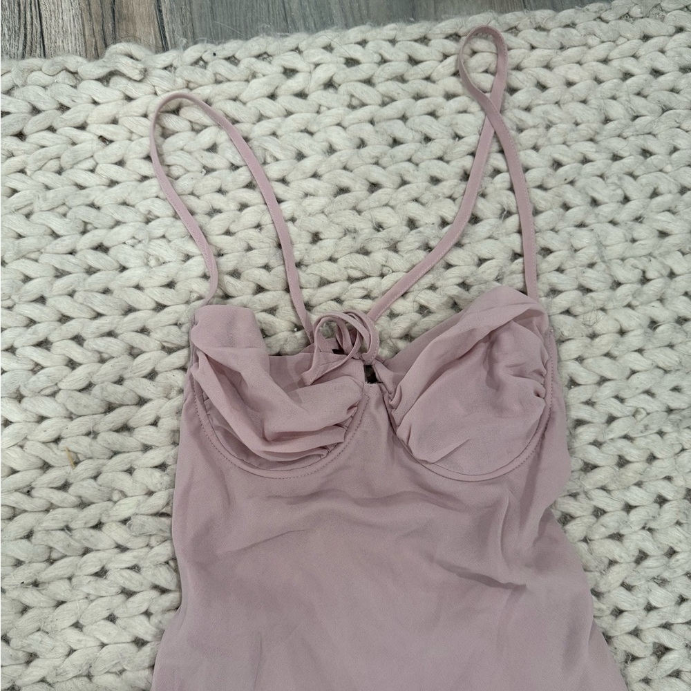 Peppermayo Soft Pink A-Line Dress - Picture 6 of 7